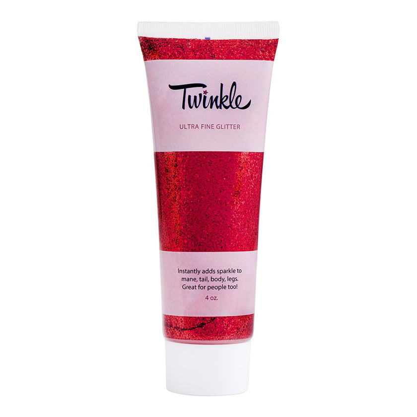 Ultra-Fine Horse Glitter Gel 4oz Red