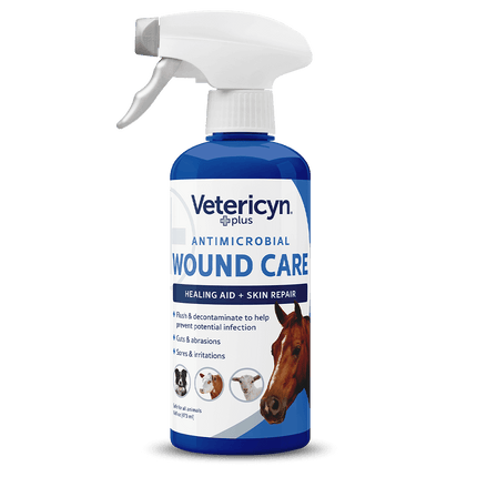 Vetericyn Equine Antimicrobial wound care liquid safe for all animals 