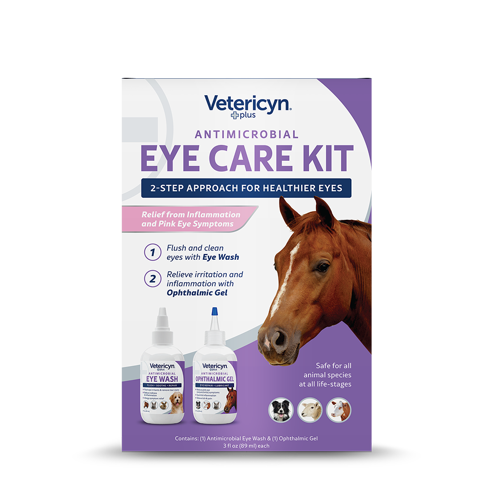Vetericyn EyeCareKit with eye wash and Ophthalmic gel 