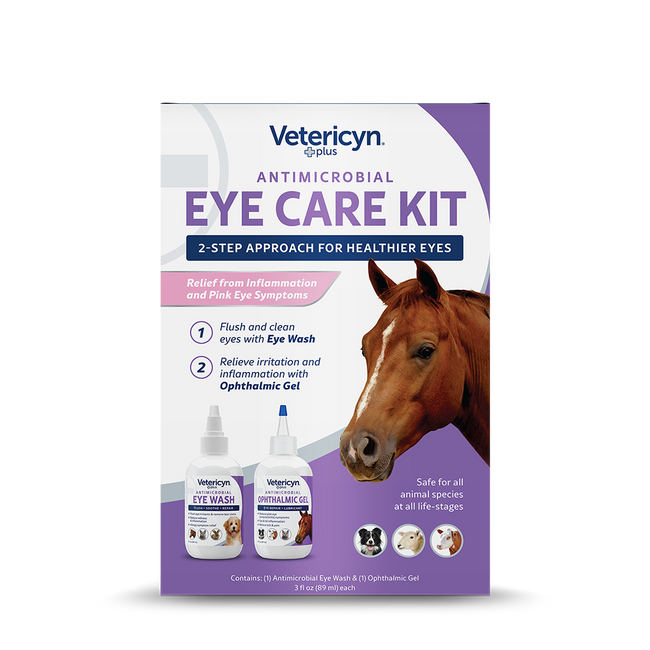 Vetericyn EyeCareKit with eye wash and Ophthalmic gel 