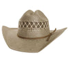 American Hat Makers Waco Straw Cowboy Hat Front View