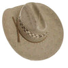 American Hat Makers Waco Straw Cowboy Hat Top VIew