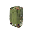 Green digital tactical pouch with camouflage pattern