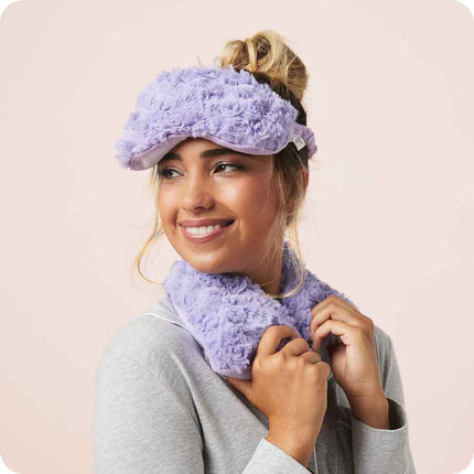 Warmies® Curly Eye Mask shown on model - neck wrap sold seperately