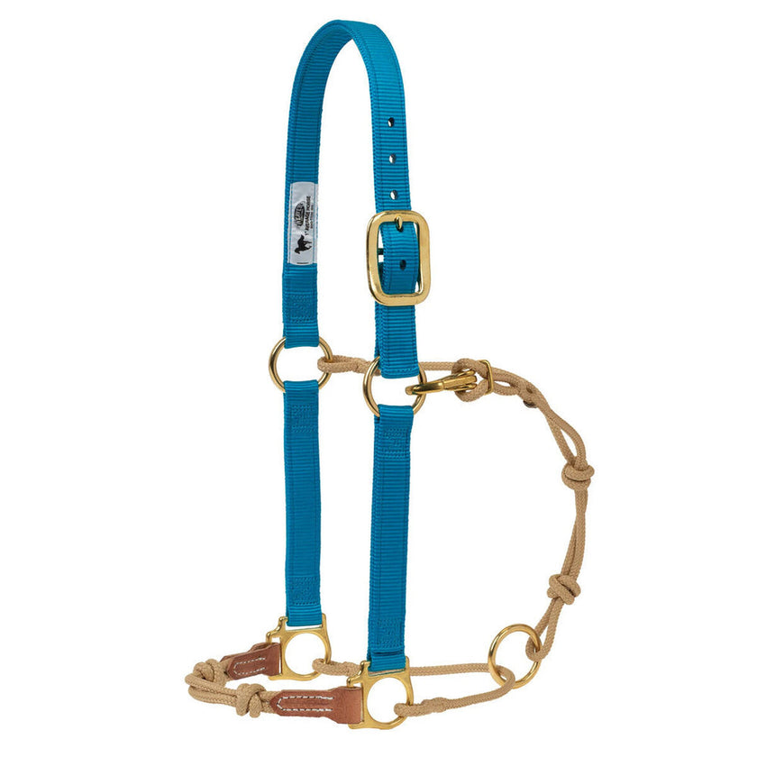 Weaver Leather Horseman's Halter Hurricane Blue