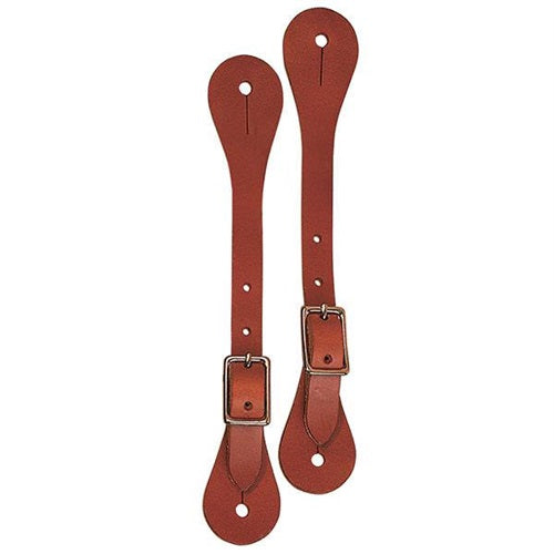 Weaver Leather Single Ply Lad/Yth Spur Strap Russet color