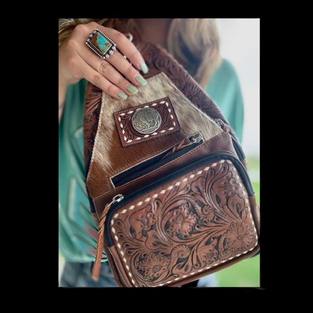 Western Sling Bags brown
