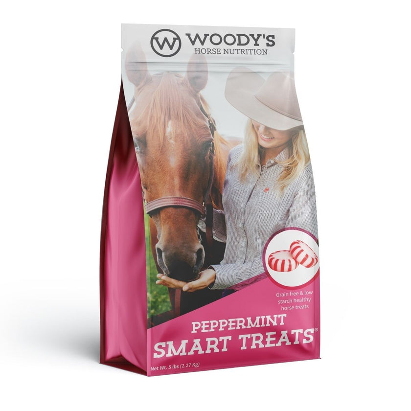Woody's Smart Treats for Horses 5 pound bag Peppermint