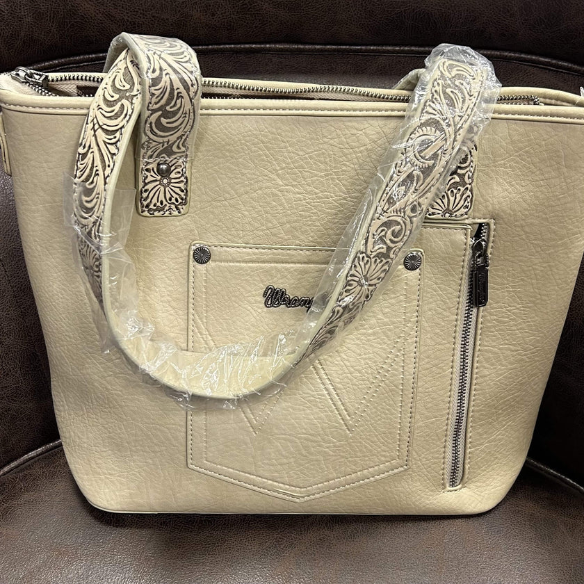 Wrangler Hair-On Cowhide bag bck