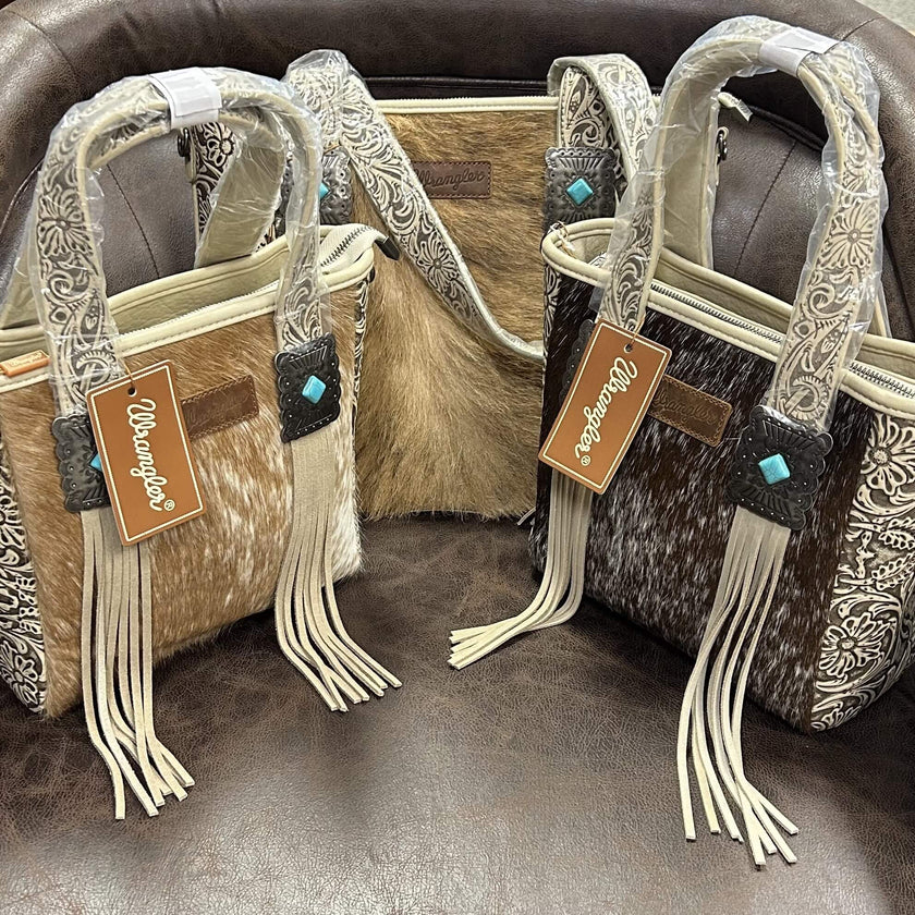 Wrangler Hair-On Cowhide bag selection