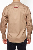 Rodeo Embroidered Logo Shirt - Khaki