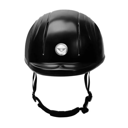 basic helmet black front