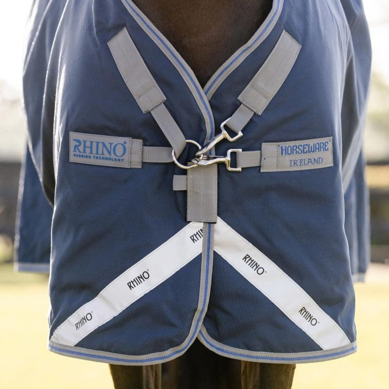 Horseware® Rhino® Original Turnout (0g Light) front closure view
