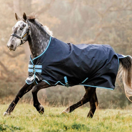 Horseware® Amigo® Bravo 12 Original Turnout (100g Light) full view on model horse