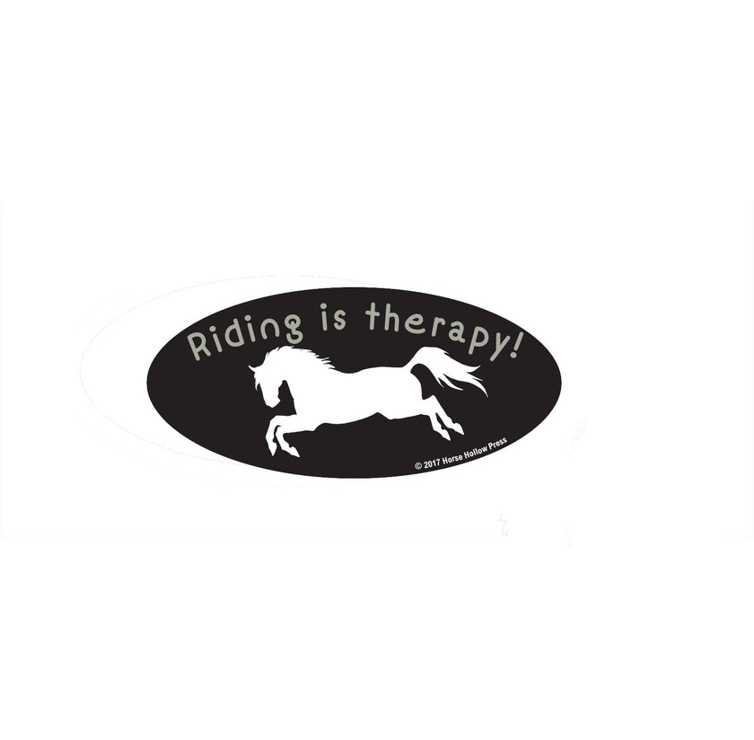 Horse Sticker: Riding is my therapy