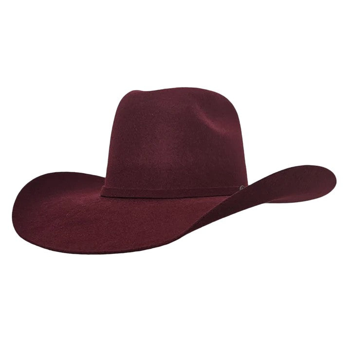 American Wine Wool Cashmere Cowboy Hat