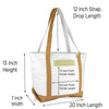 Dalix - DALIX Daily Shoulder Tote Bag Premium Cotton