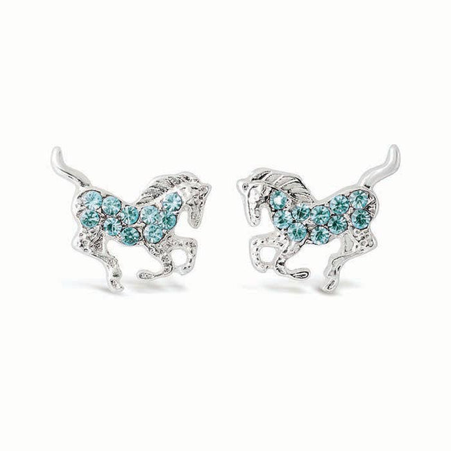 Kid's Galloping Horse Earrings