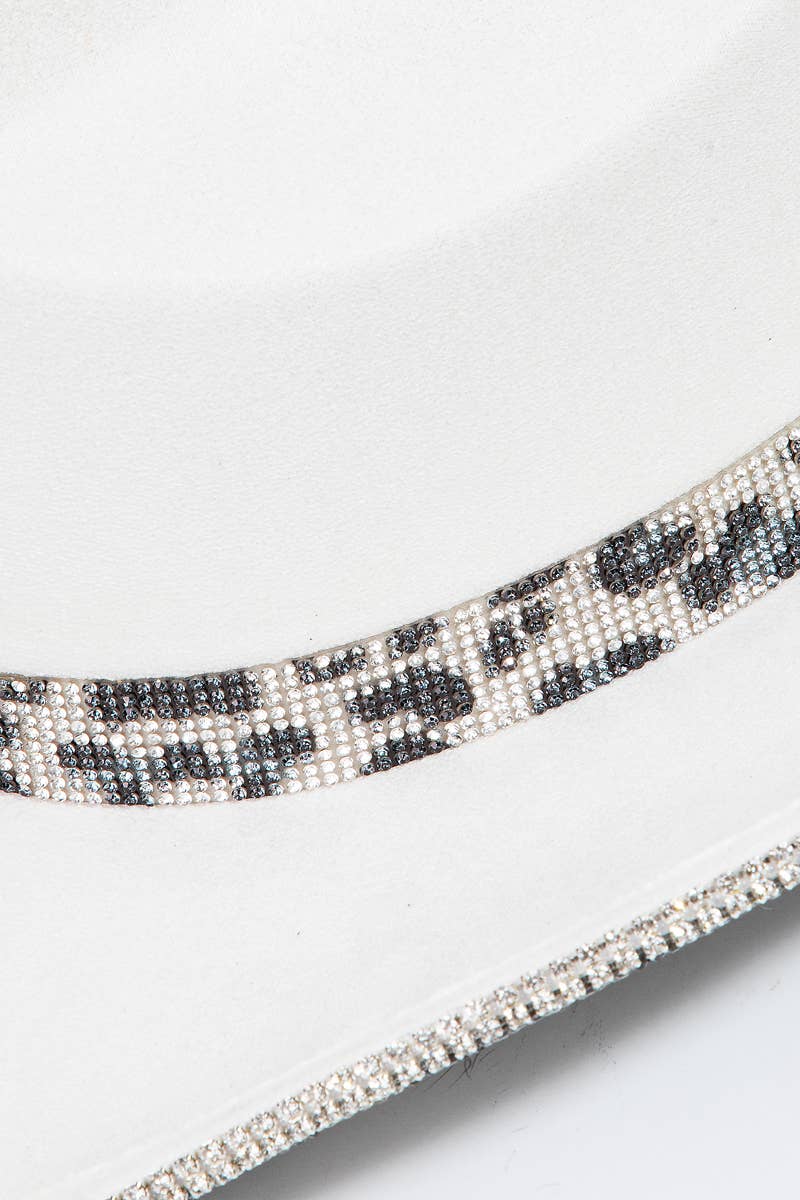 Pave Animal Print Rhinestone Cowboy Hat