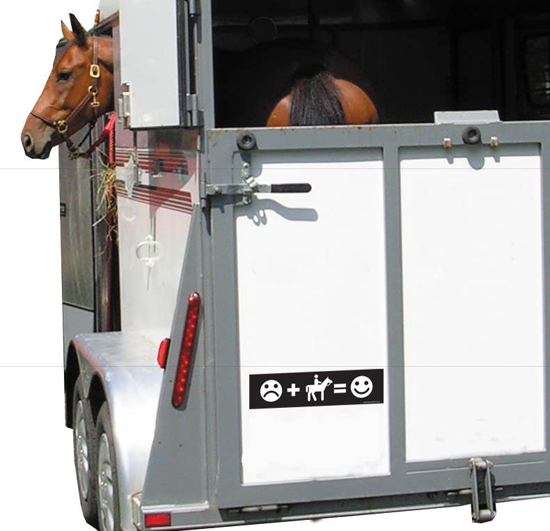 Bumper Sticker: Frown Face to Smiling Face