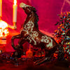 BREYER Beowulf 2024 Halloween Horse full view left side in the dark