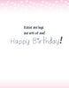 Horse Birthday Card: Horse Kiss