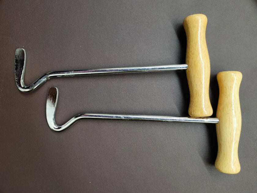 KHS-E Wood Handle Boot Hooks