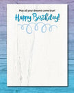 Horse Hollow Press - Horse Funny Birthday Card: Wish List