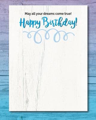 Horse Birthday Card: Wish List