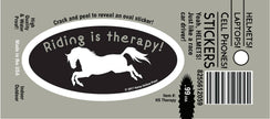 Horse Hollow Press - Horse Laptop, Cell Phone & Helmet Sticker: Riding