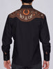 Rodeo Clothing - Men's Western Embroidered Cowboy Snap Button Shirt