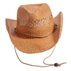 American Hat Makers - Carly - Straw Sun Hat back