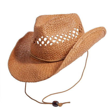 American Hat Makers - Carly - Straw Sun Hat Front angle