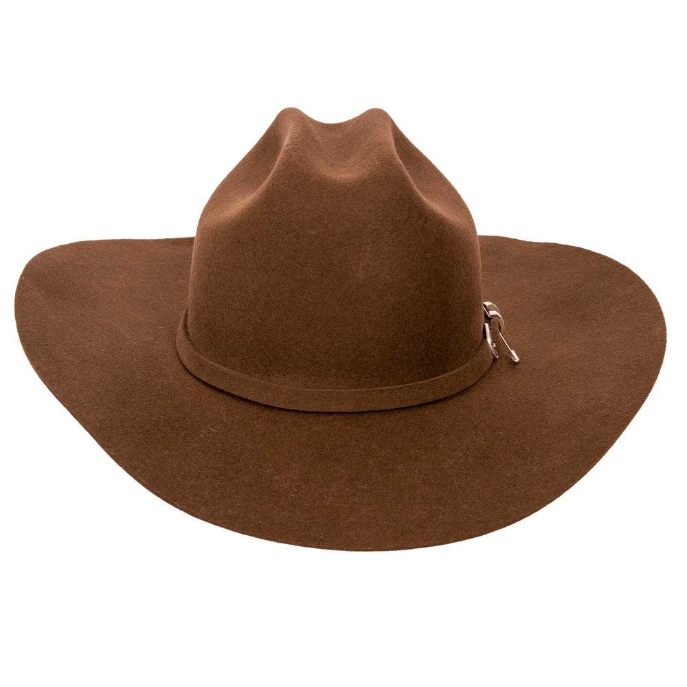 American Hat Makers Cattleman Felt Cowboy Hat with Cowboy Hat Band