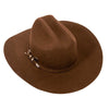 American Hat Makers Cattleman Felt Cowboy Hat with Cowboy Hat Band