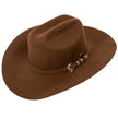 American Hat Makers Cattleman Felt Cowboy Hat with Cowboy Hat Band