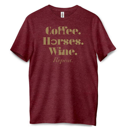 Kelley and Company - Coffee. Horses. Wine. T-Shirt