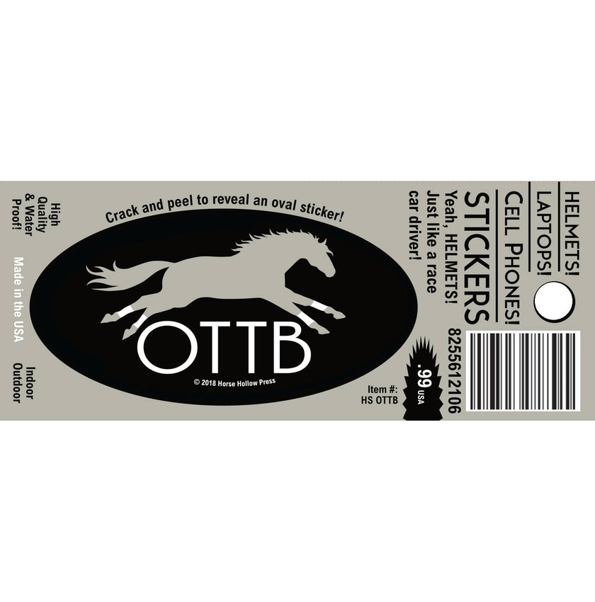 Horse Sticker: OTTB