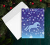 Horse Christmas Card - Galloping