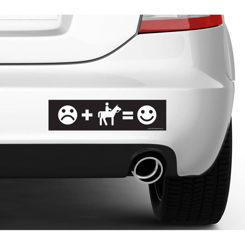 Bumper Sticker: Frown Face to Smiling Face