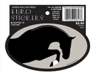 Horse Hollow Press - Oval Equestrian Horse Sticker: Hunter