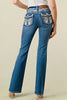 Bootcut Stretchy Bling Jeans