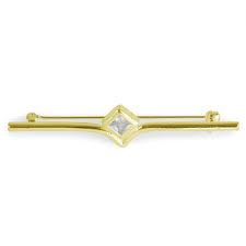 Shires Single Diamante Stock Pin