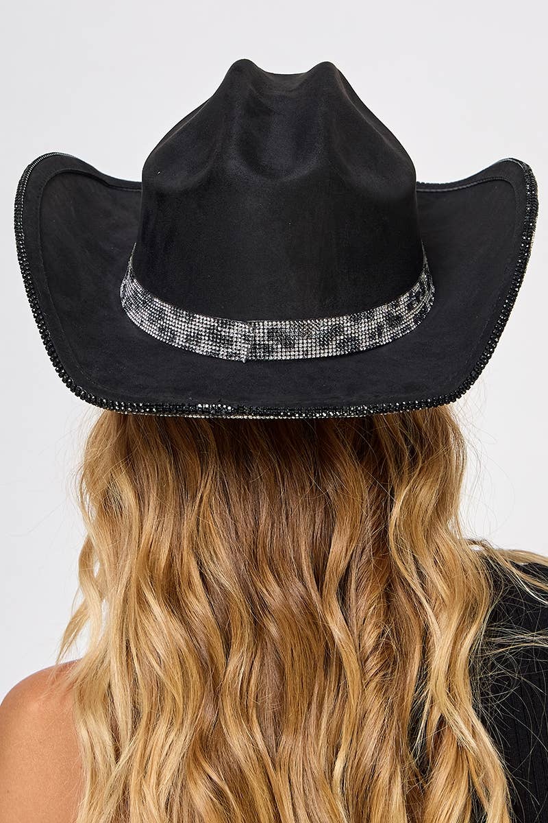 Pave Animal Print Rhinestone Cowboy Hat