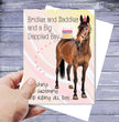 Horse Birthday Card: Bridles & Saddles DB