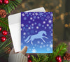 Horse Christmas Card - Galloping