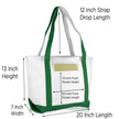 Dalix - DALIX Daily Shoulder Tote Bag Premium Cotton