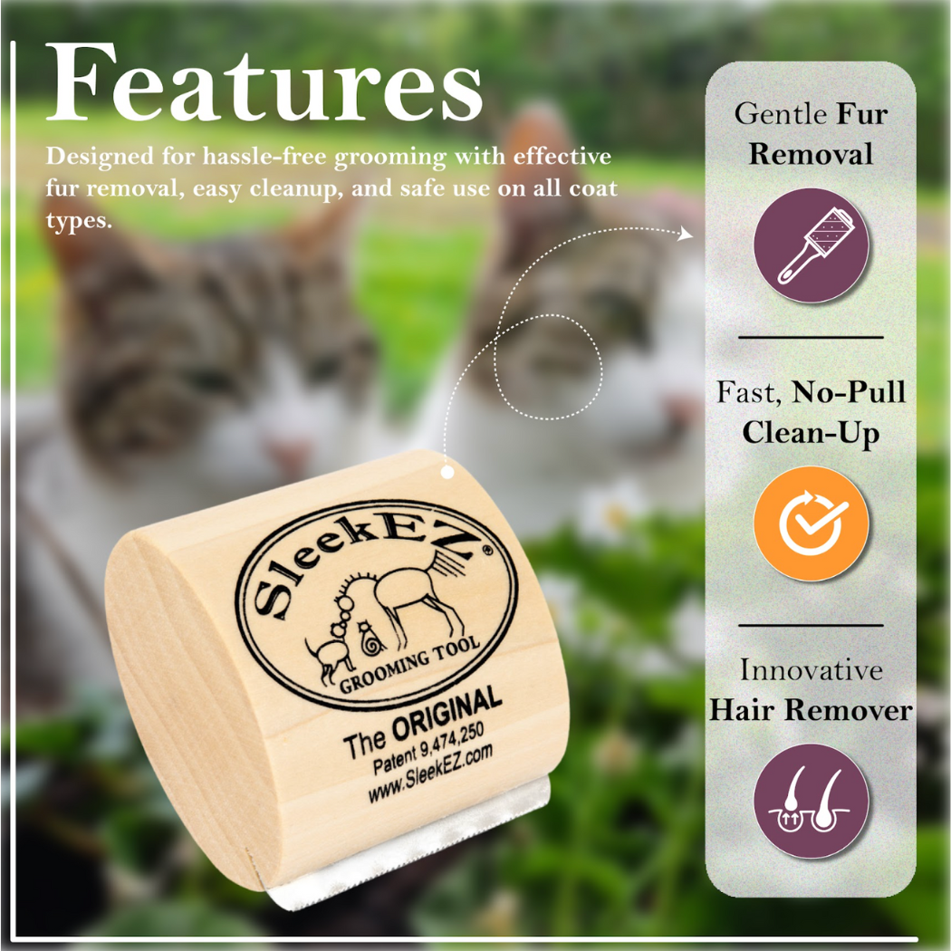 SleekEZ® 2.5in Shedding and Grooming Brush