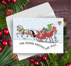 Horse Christmas Card - Santa Knows