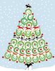 Horse Christmas Card - Horse Shoes